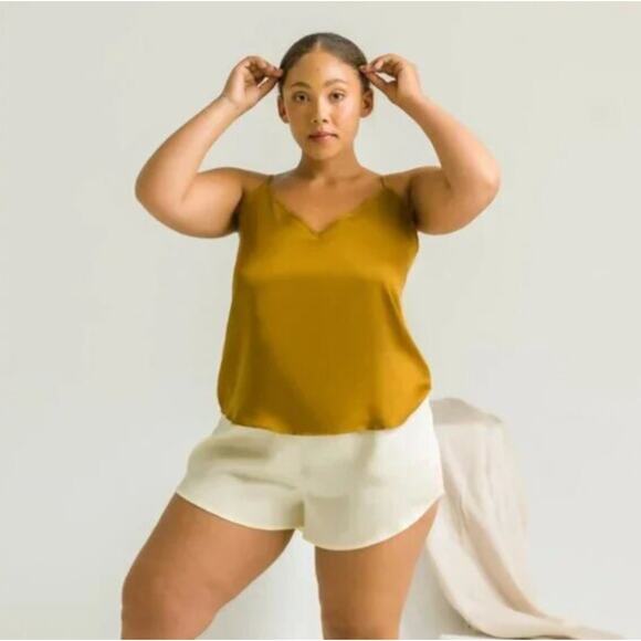 Ettitude Sateen Camisole (Chamomile) Medium - Picture 2 of 7